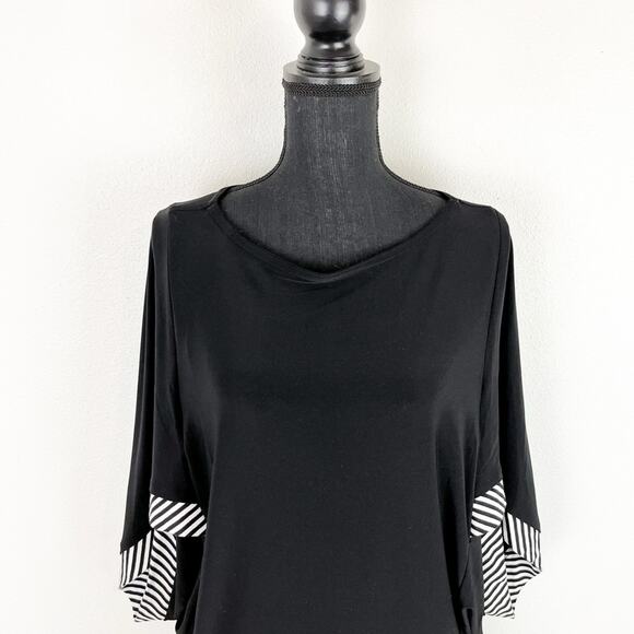 Vintage Joseph Ribkoff Mod Mini Dress Black - Picture 5 of 10